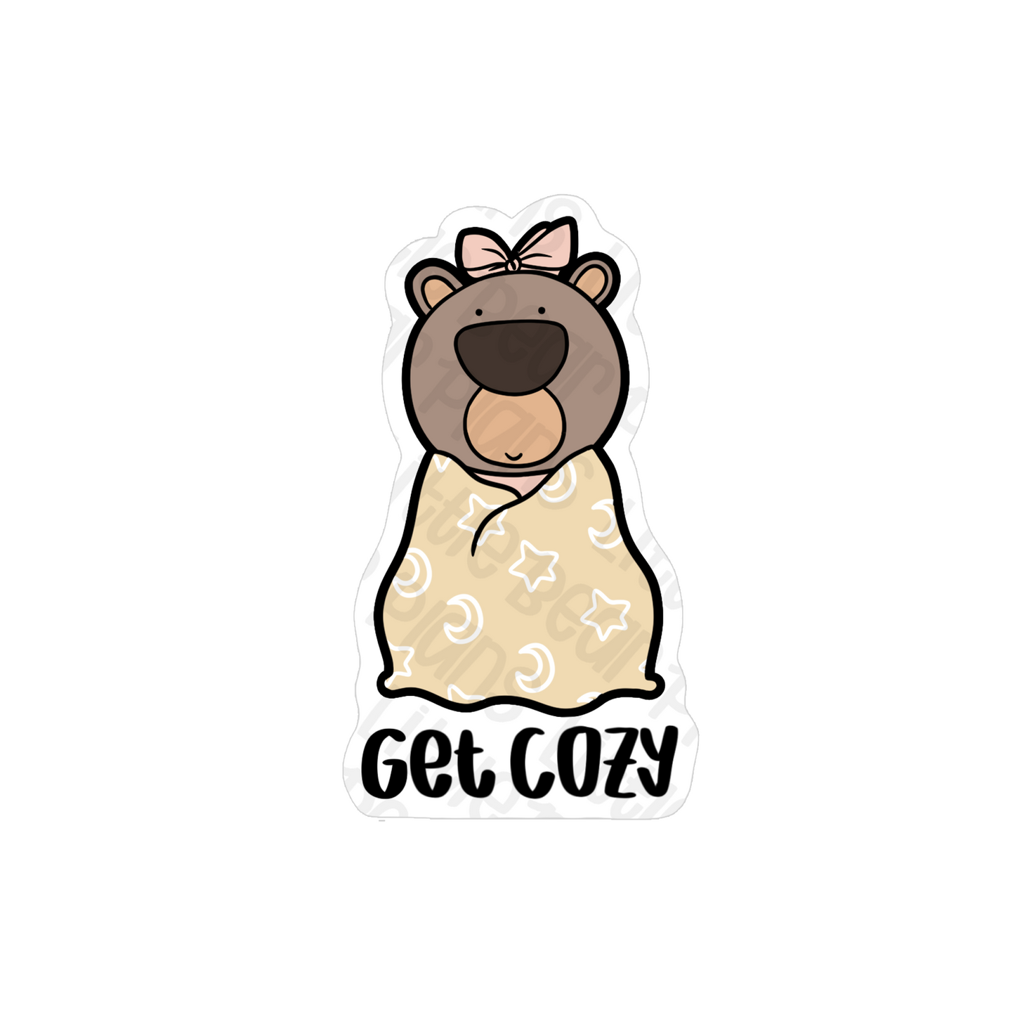Get Cozy Vinyl Sticker