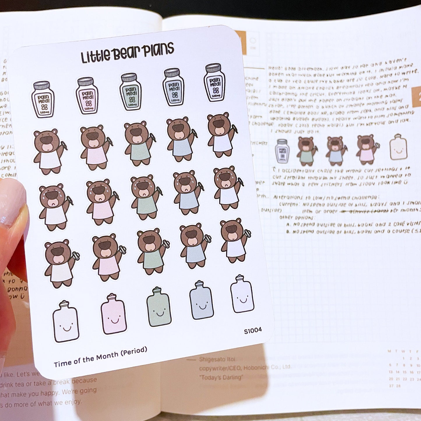 Time of the Month (Period) Deco Sticker Sheet