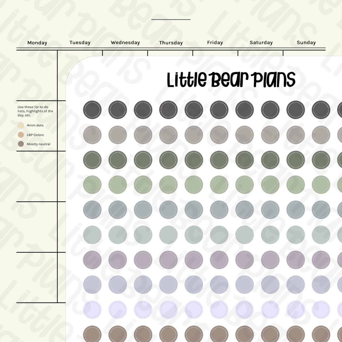 LBP Classic Small 4mm Dot Stickers