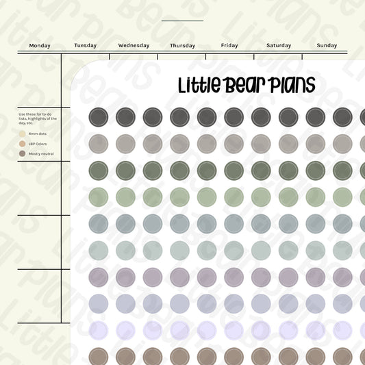 LBP Classic Small 4mm Dot Stickers