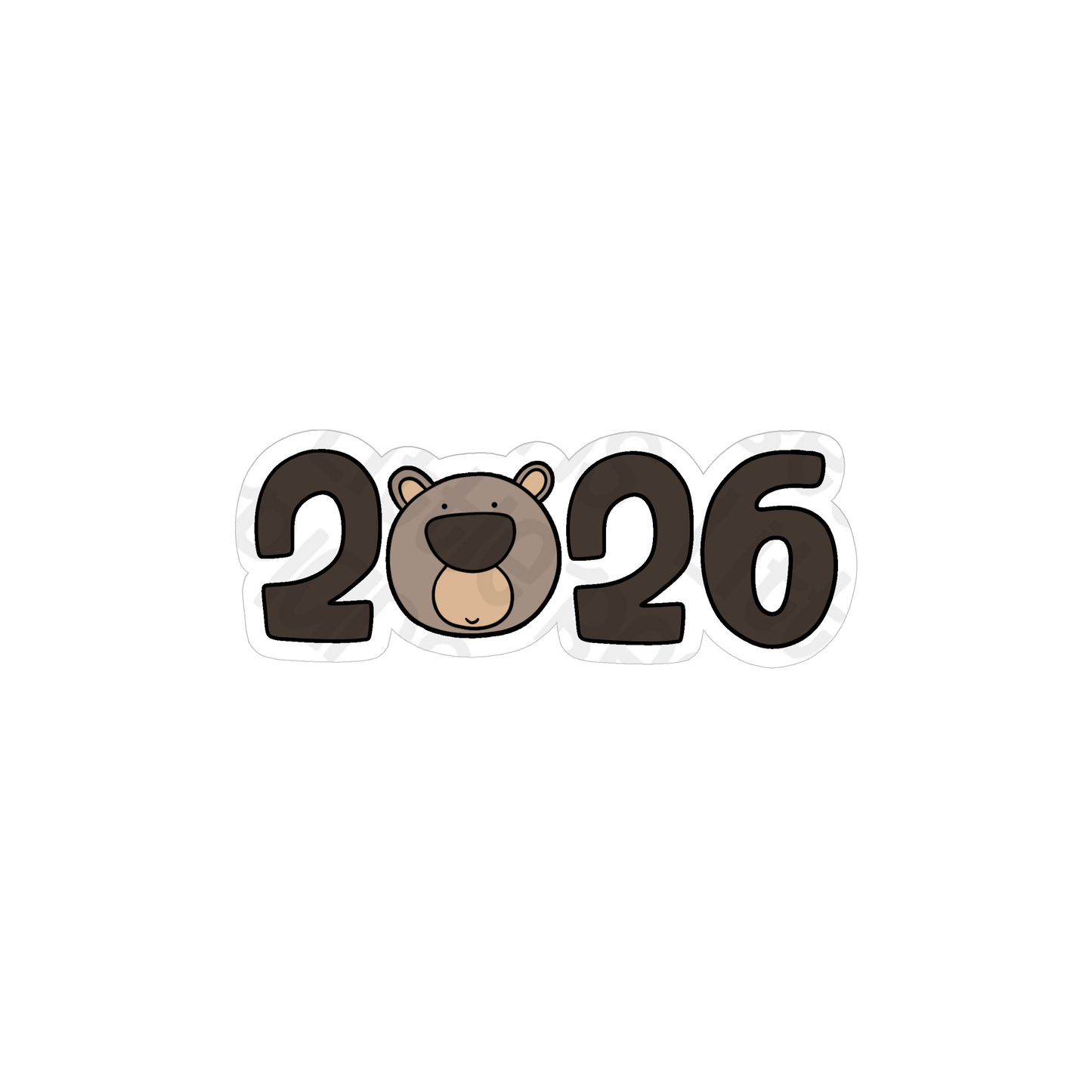 2026 Bear Vinyl Stickers