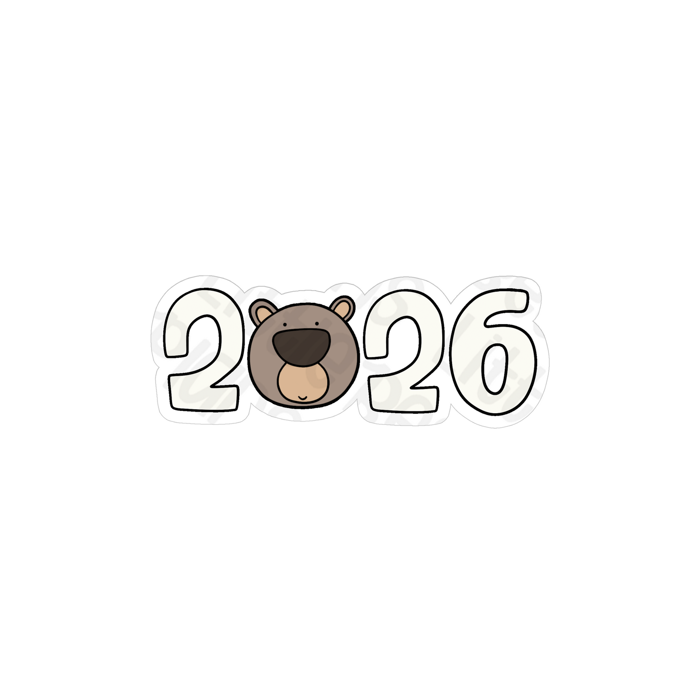 2026 Bear Vinyl Stickers
