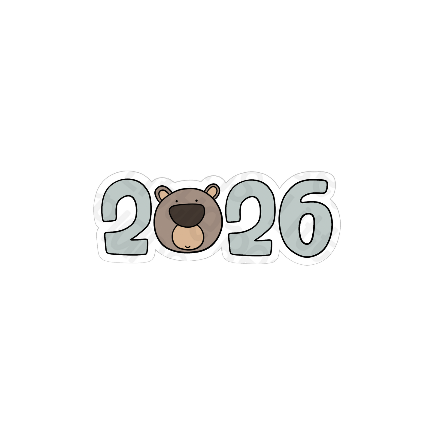 2026 Bear Vinyl Stickers