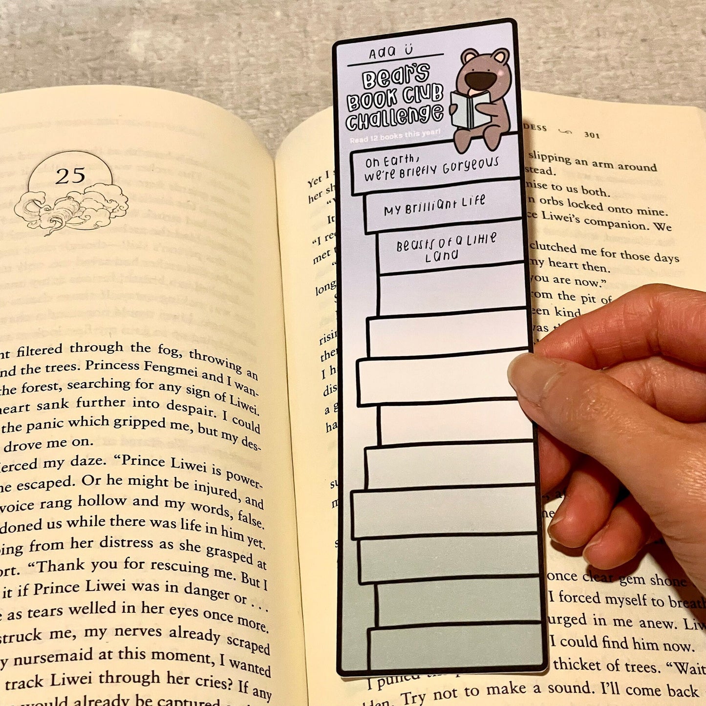 Little Bear Book Club Bookmark