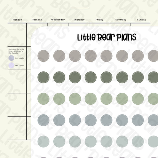 LBP Classic Medium 6mm Dot Stickers