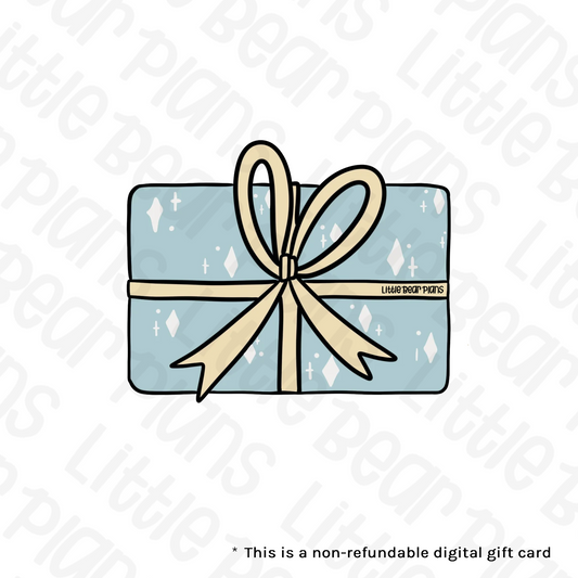 Littlebearplans Digital Gift Card