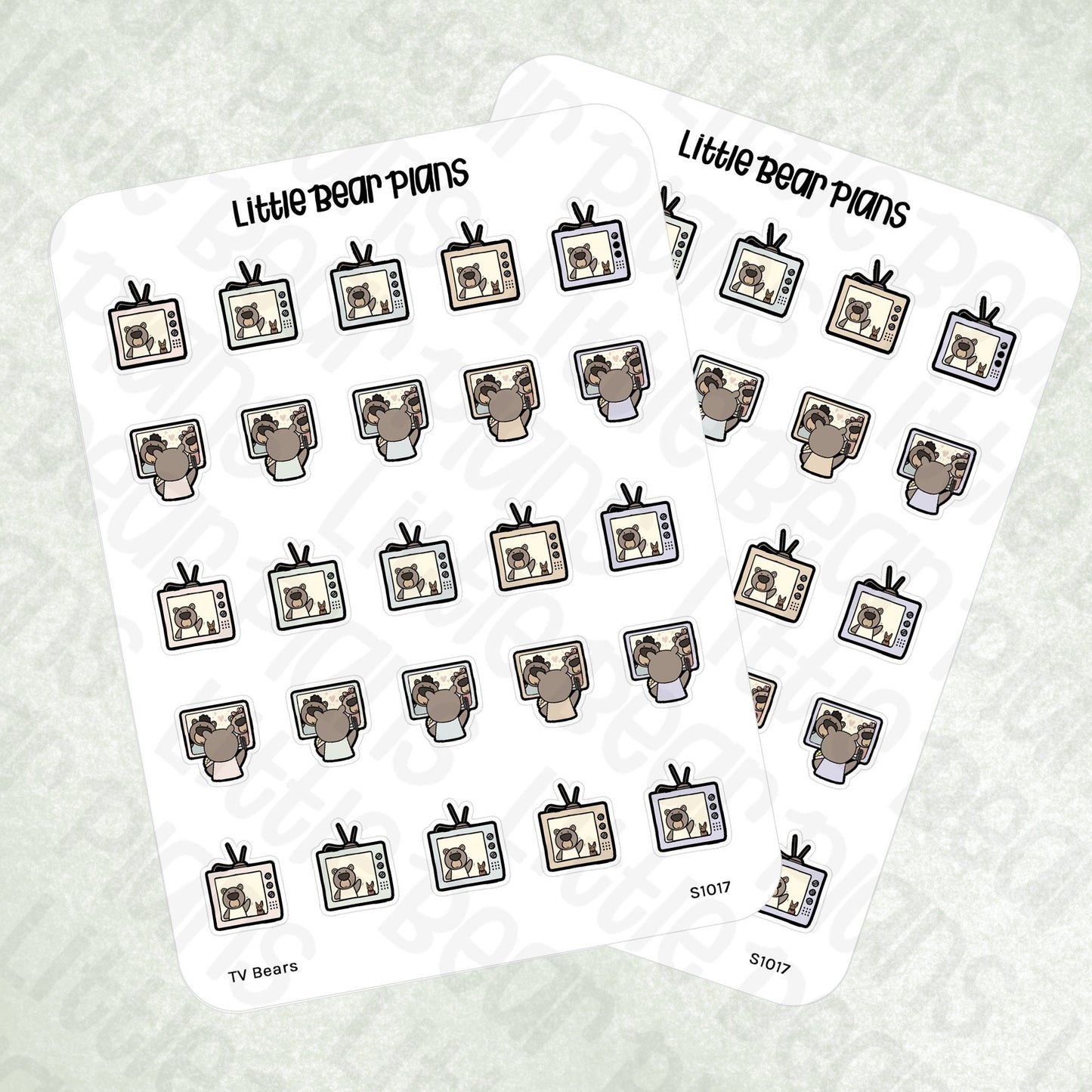 TV Deco Sticker Sheet