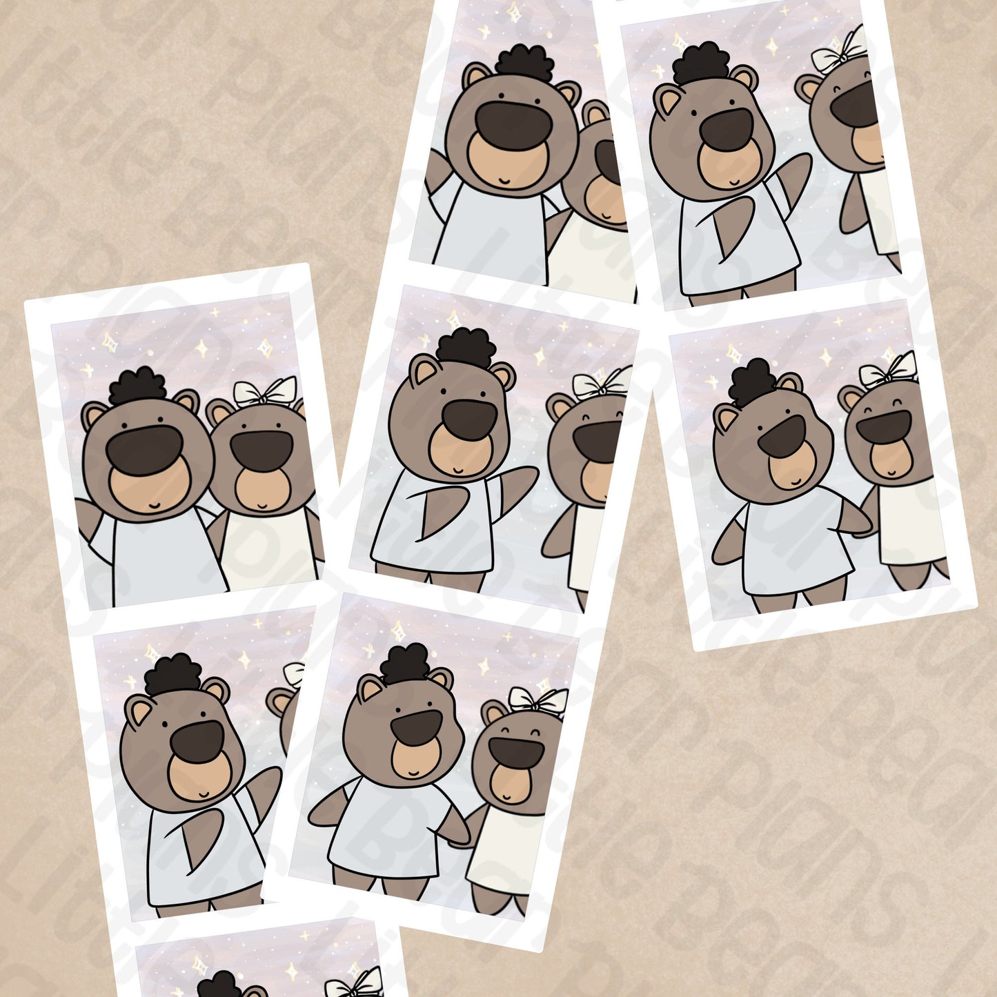 Little Bears on a Walk Bookmark