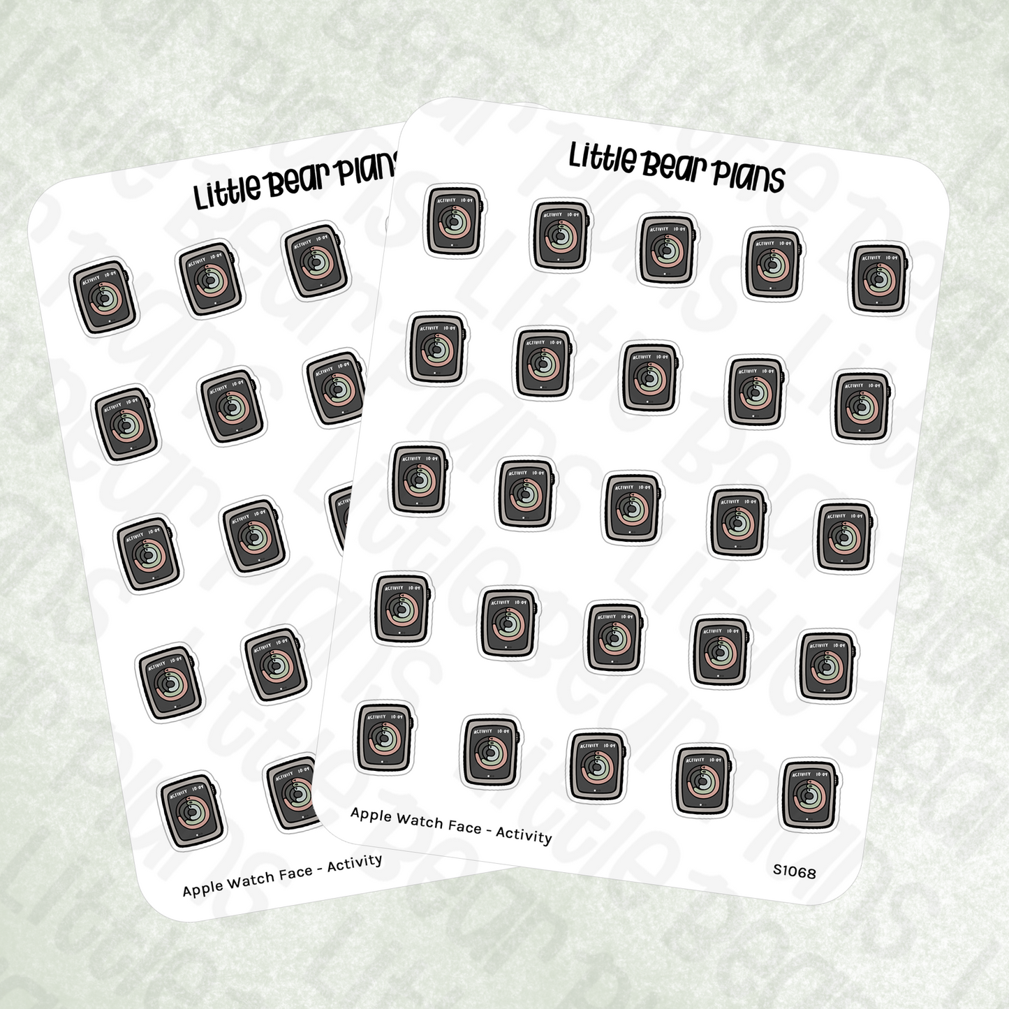 Apple Watch Face Activity Stickers