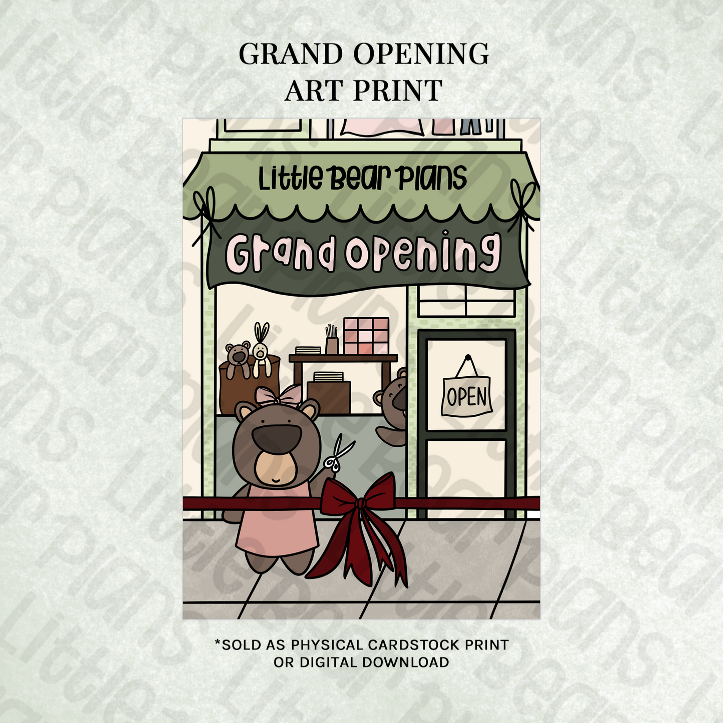 Grand Opening Art Print
