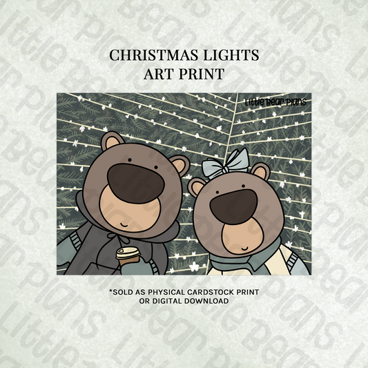 Christmas Lights Art Print