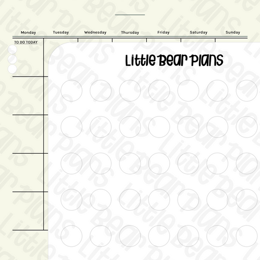 White Large 7.4mm Dot Stickers